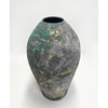 Green Vase - Petroff Gallery -  - Makiko Hicher - Green Vase, 12.5" x 7" x 7"
