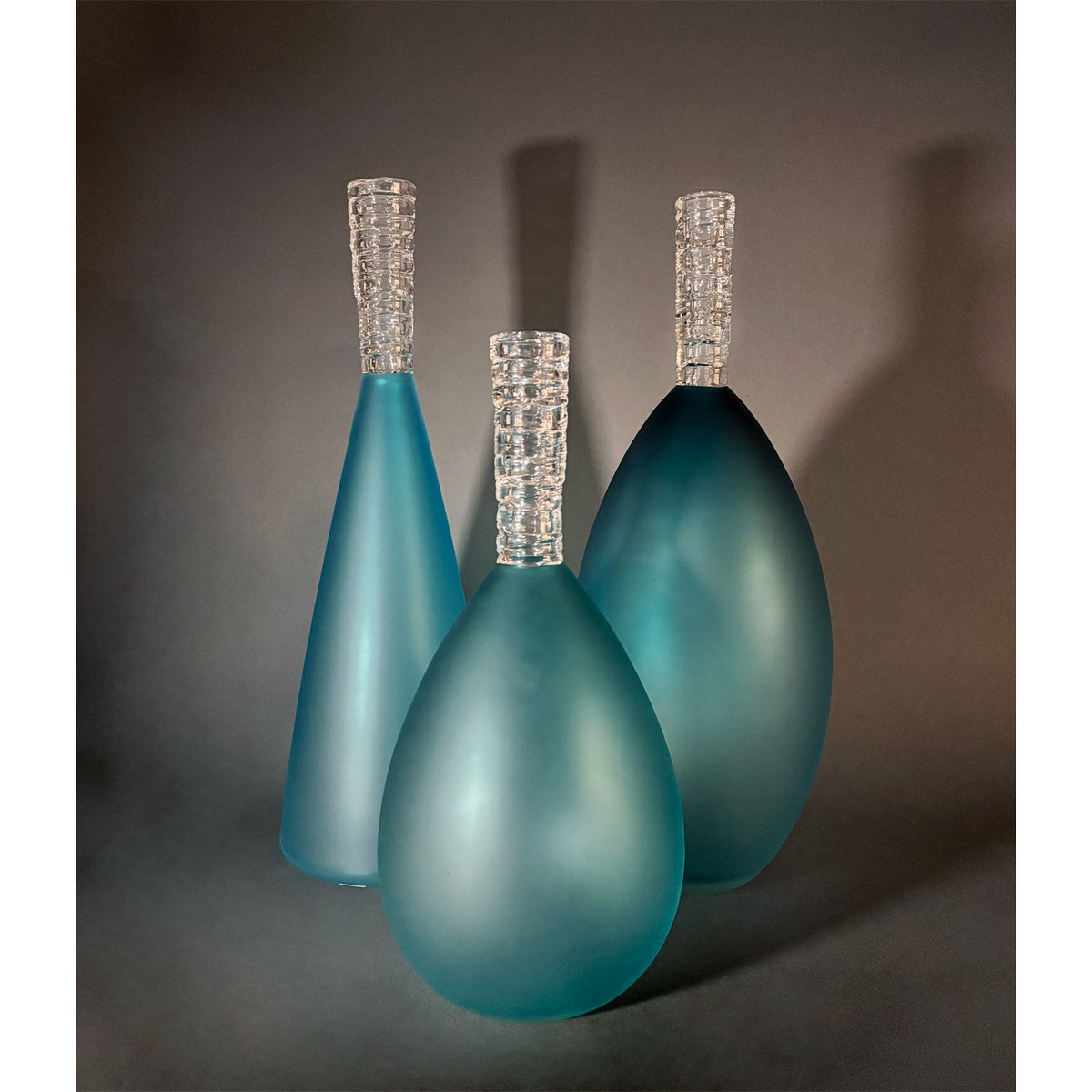 Potions Steel Blue Seed - Petroff Gallery - Glass Art