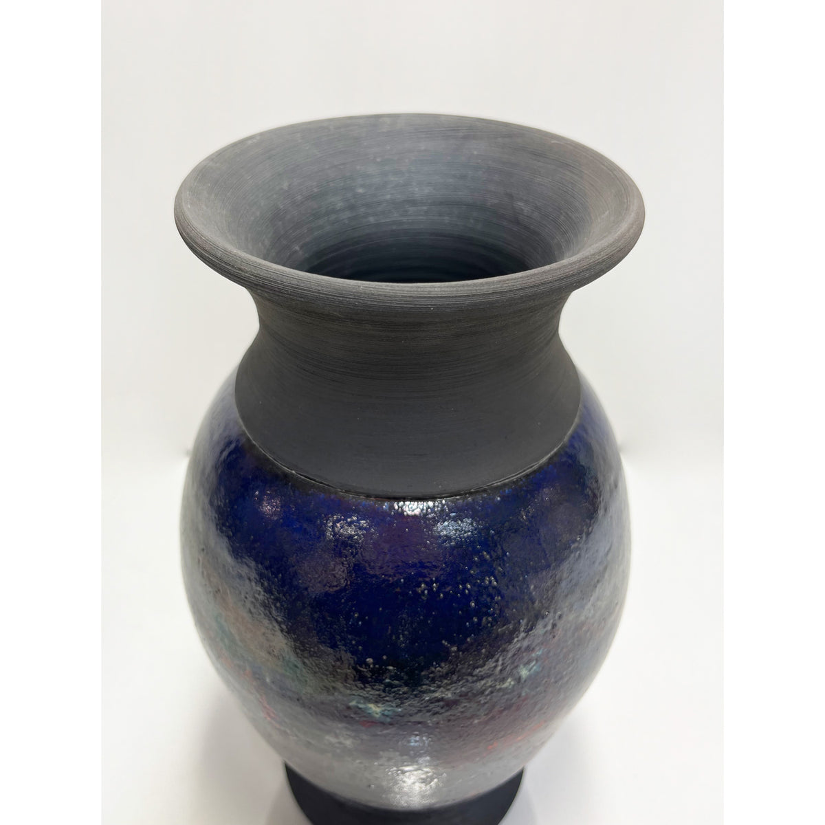 Catherine Harasymiw - Large Classical Foot Vase Purple, 11.5" x 6" x 6"