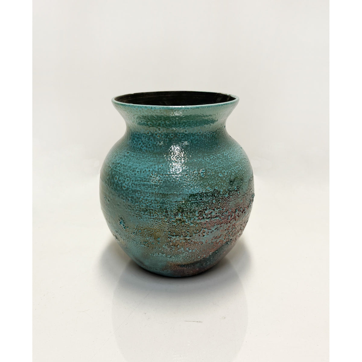 Catherine Harasymiw - Round Green Vase, 5.5" x 4.5" x 4.5"
