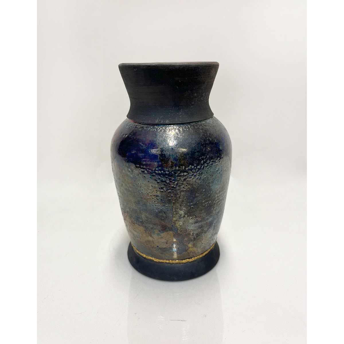 Catherine Harasymiw - Gold Kintsugi Foot Vase, 7.5" x 4.5" x 4.5"