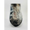 Carved Barrel Fired Vase 4 - Petroff Gallery - Ceramics