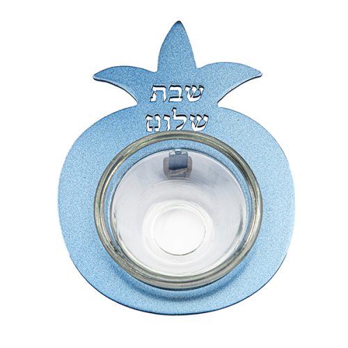 Blue Pomegranate Glass Dish
