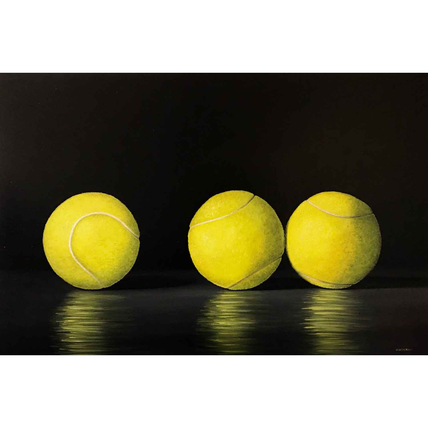 Singles... or Doubles 24"x36" - Petroff Gallery - Painting