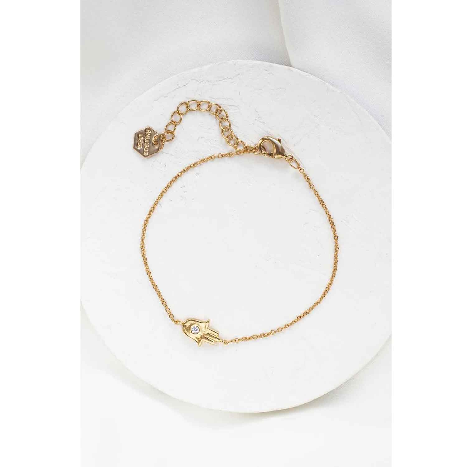 Hamsa Bracelet Gold - Petroff Gallery - Jewellery