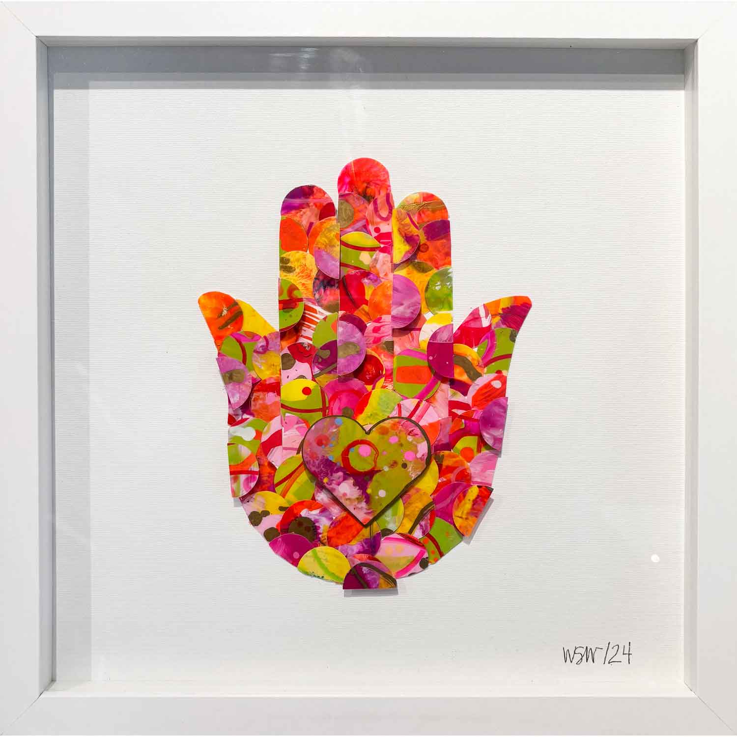 Hamsa of Joy 12" x 12" Petroff Gallery 