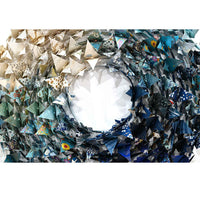 Harmonic Cycle detail 16" x 16" - Petroff Gallery - Mixed Media Art