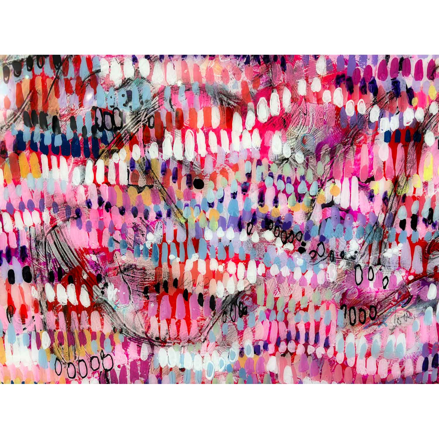 Heart Throb 24" - Petroff Gallery - Painting