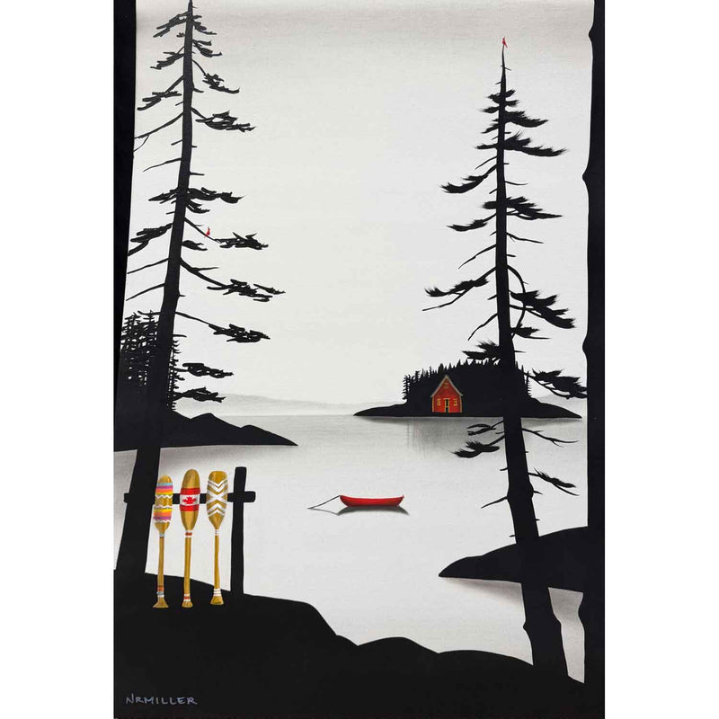 Here and There 36" x 24" - Petroff Gallery - Painting