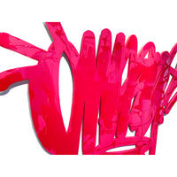 Diogo Snow - 3D Pink Punkstract, 48" x 72"