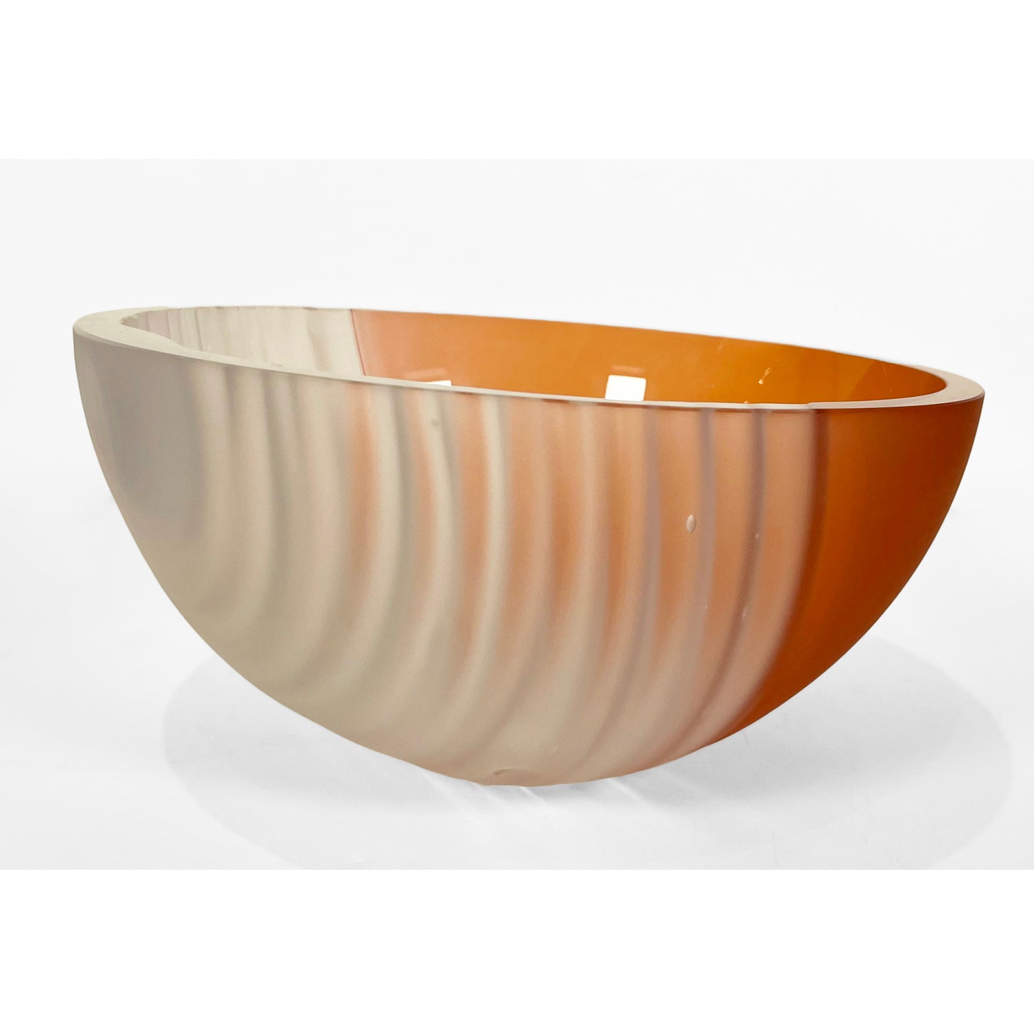 Jaan Andres - Axis Bowl Apricot Large, 5" x 9" x 9"