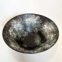 Makiko Hicher - Black and Grey Bowl, 5" x 12" x 12"