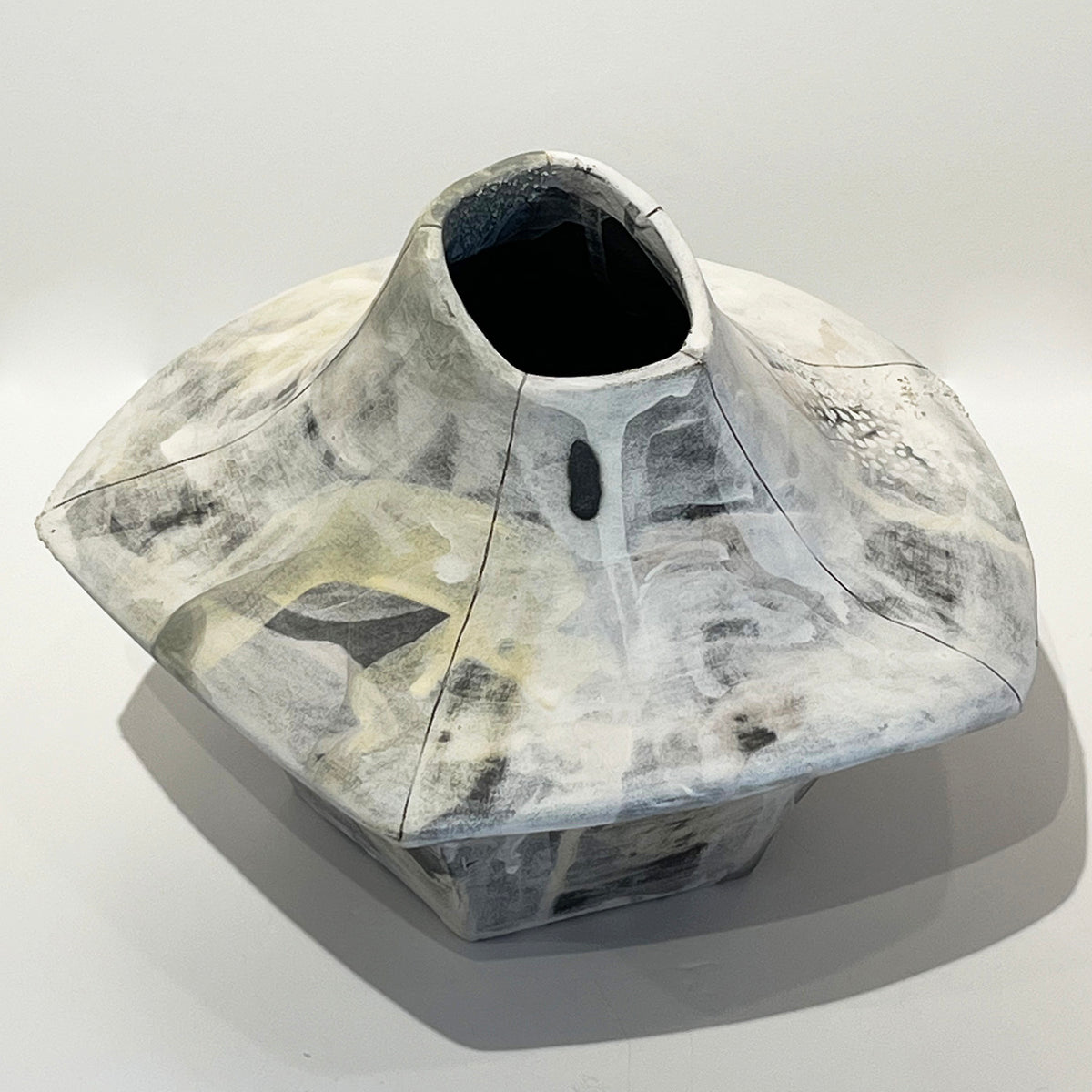 Mariana Bolanos - Low Wide White Vase