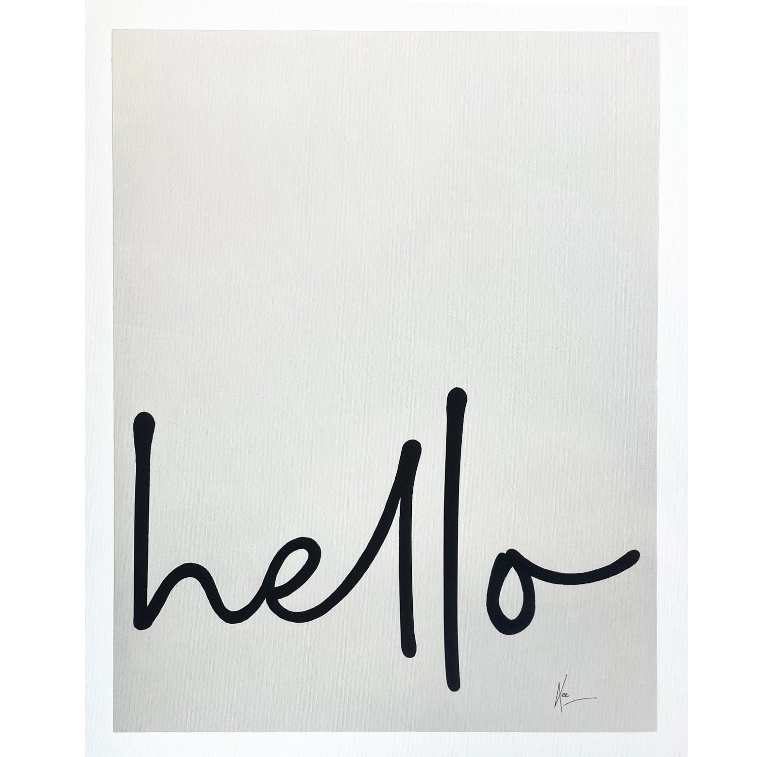 Lee Lessem - Hello 1.0 20x16