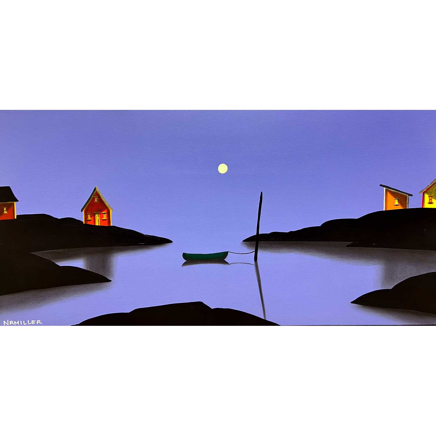 I'll be Seeng You 18"x 36" - Petroff Gallery - Painting