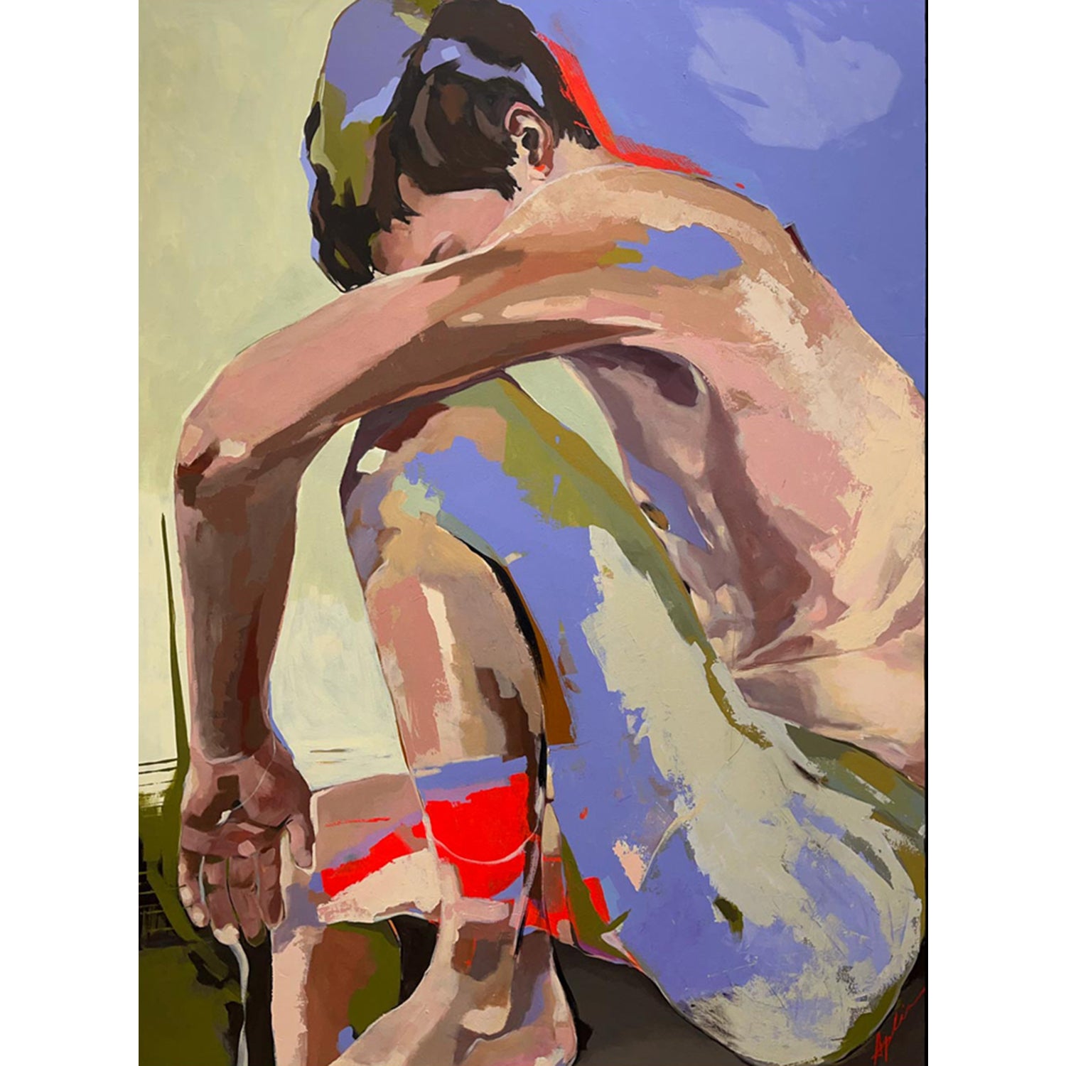 In the Balance 72" x 54 - Petroff Gallery -  - Joanna Aplin - In the Balance