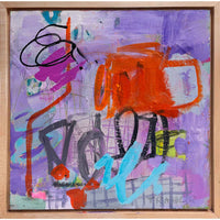 It's A Busy Day Around Here 13" x 13" - Petroff Gallery - Painting