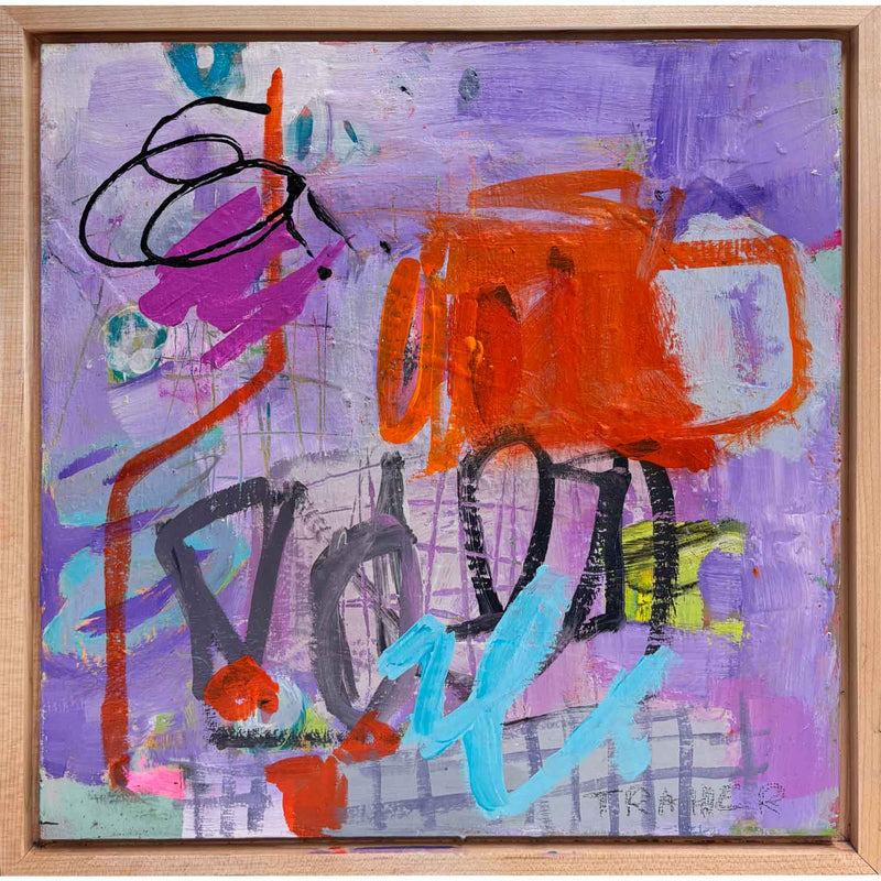 It's A Busy Day Around Here 13" x 13" - Petroff Gallery - Painting