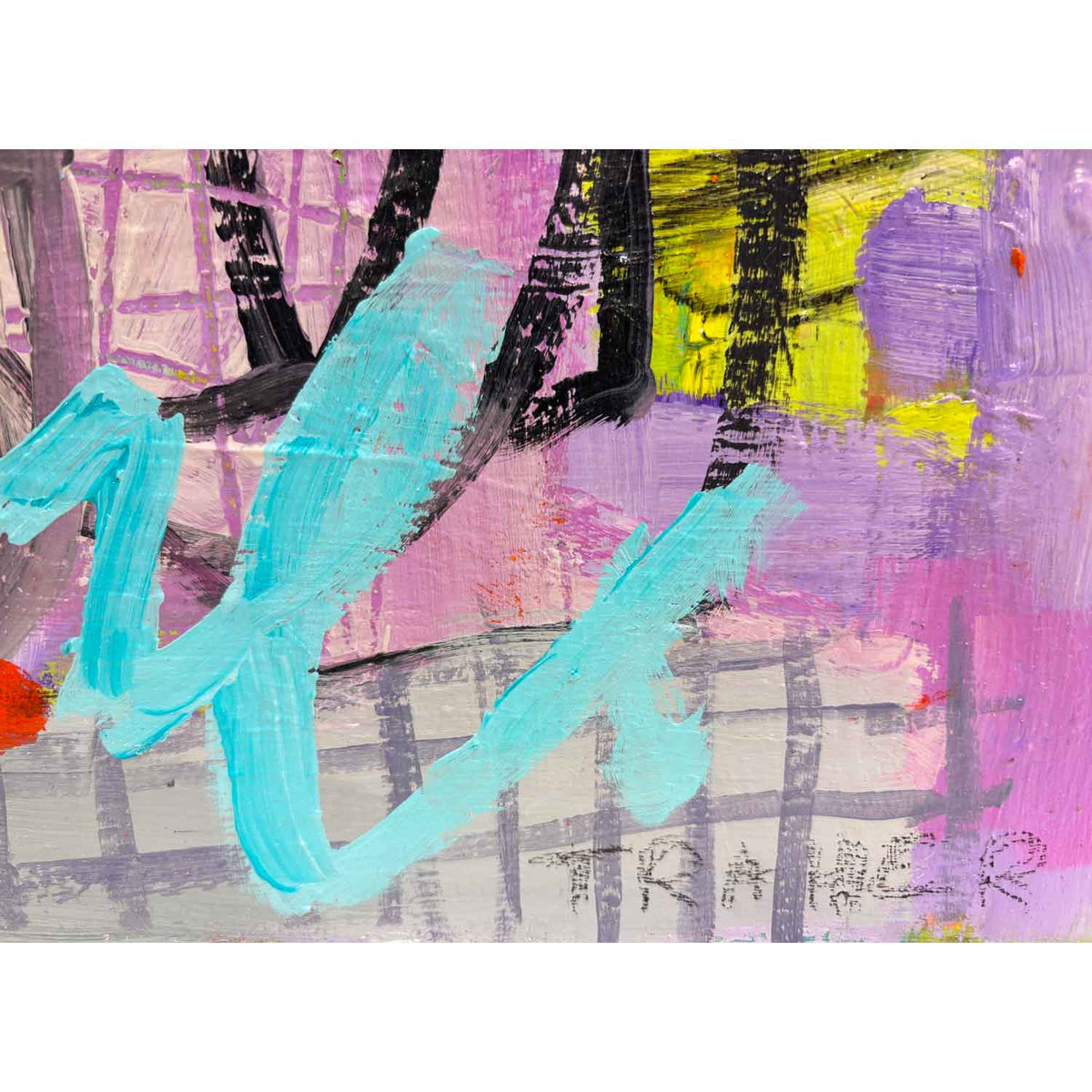 It's A Busy Day Around Here 13" x 13" - Petroff Gallery - Painting
