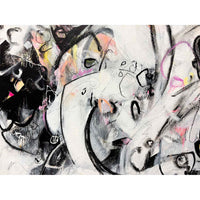 It's Not Just Black and White 40" x 40" - Petroff Gallery - Painting