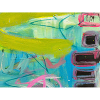 It's Party Time 36" x 36" detail - Petroff Gallery - Painting