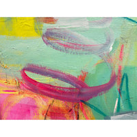 It's Party Time 36" x 36" detail 2 - Petroff Gallery - Painting