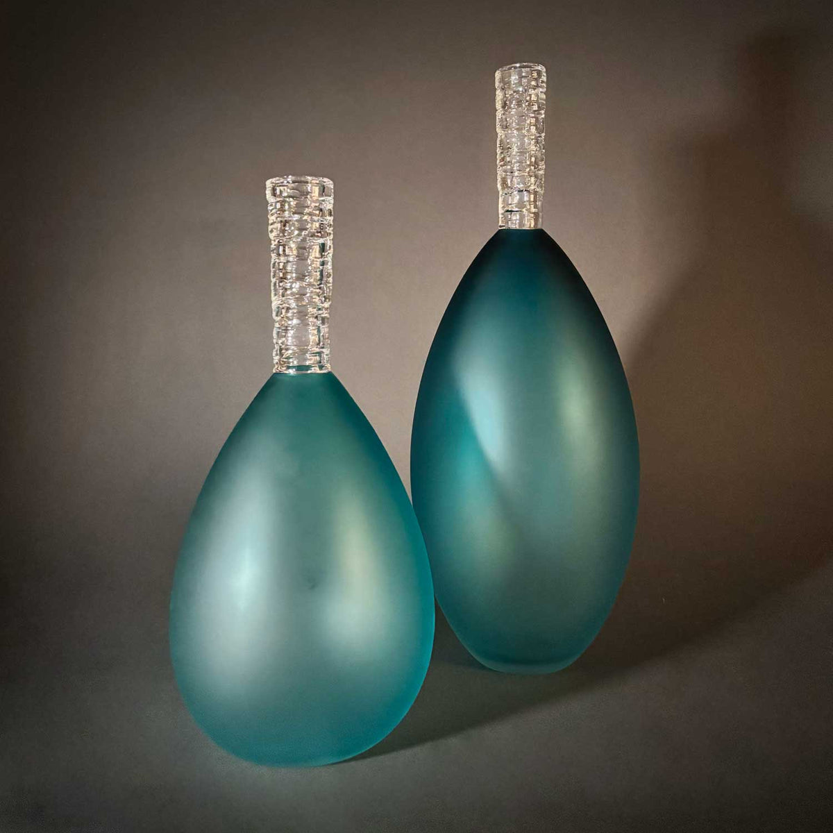 Potions Steel Blue Seed - Petroff Gallery - Glass Art