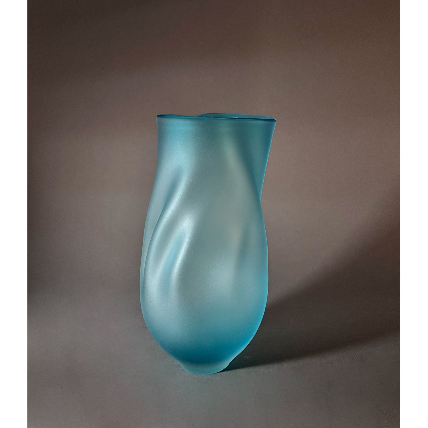 Copper Blue Ovelle - Petroff Gallery - Glass Art