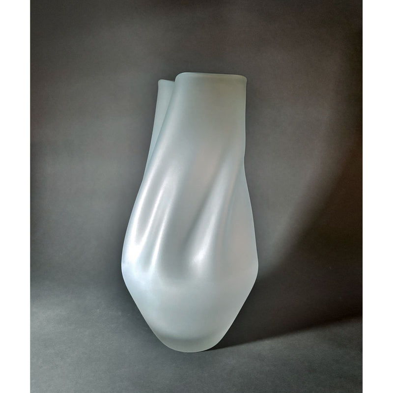 Opal Pigeon Grey Ovelle - Petroff Gallery - Glass art