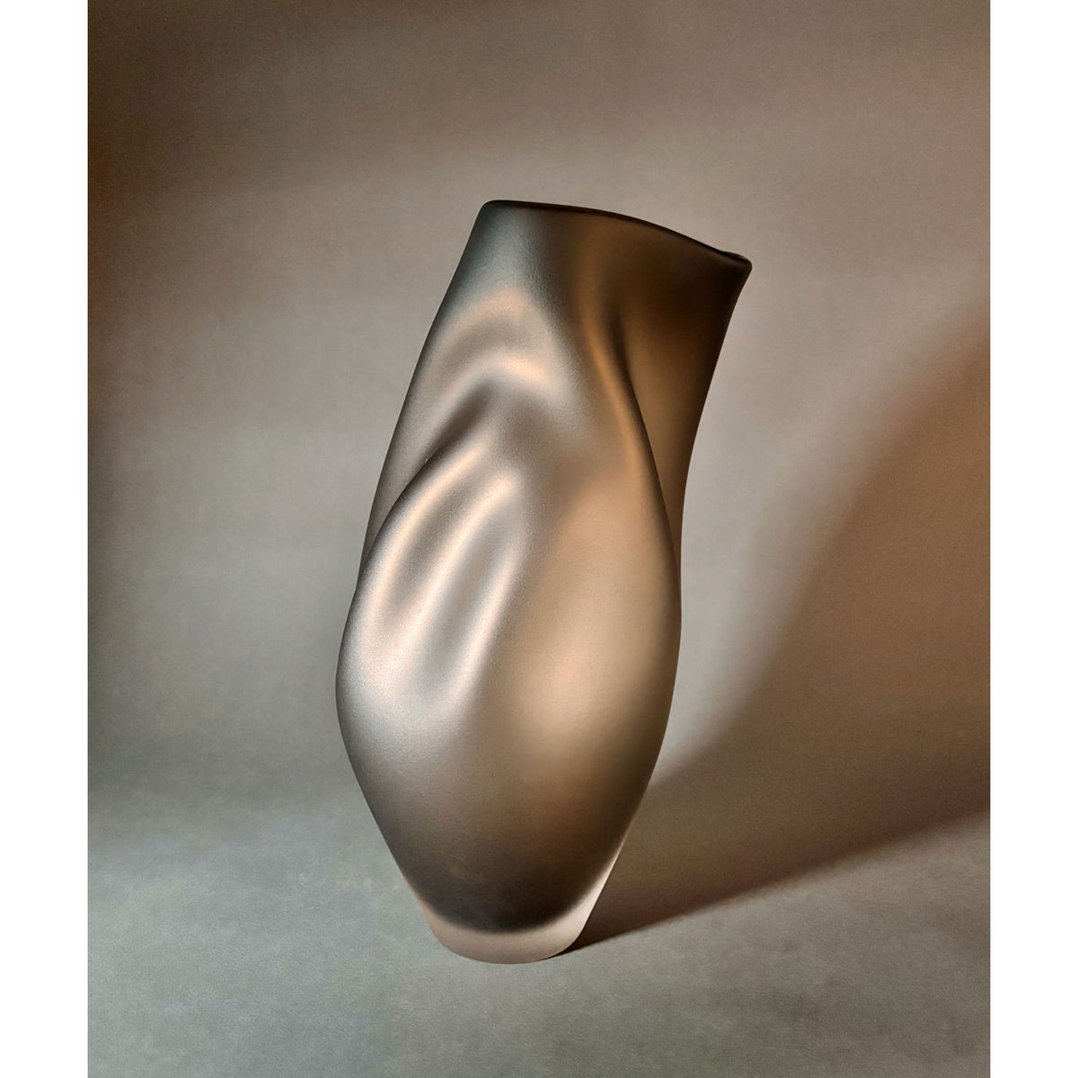 Smokey Topaz Ovelle - Petroff Gallery - Glass art