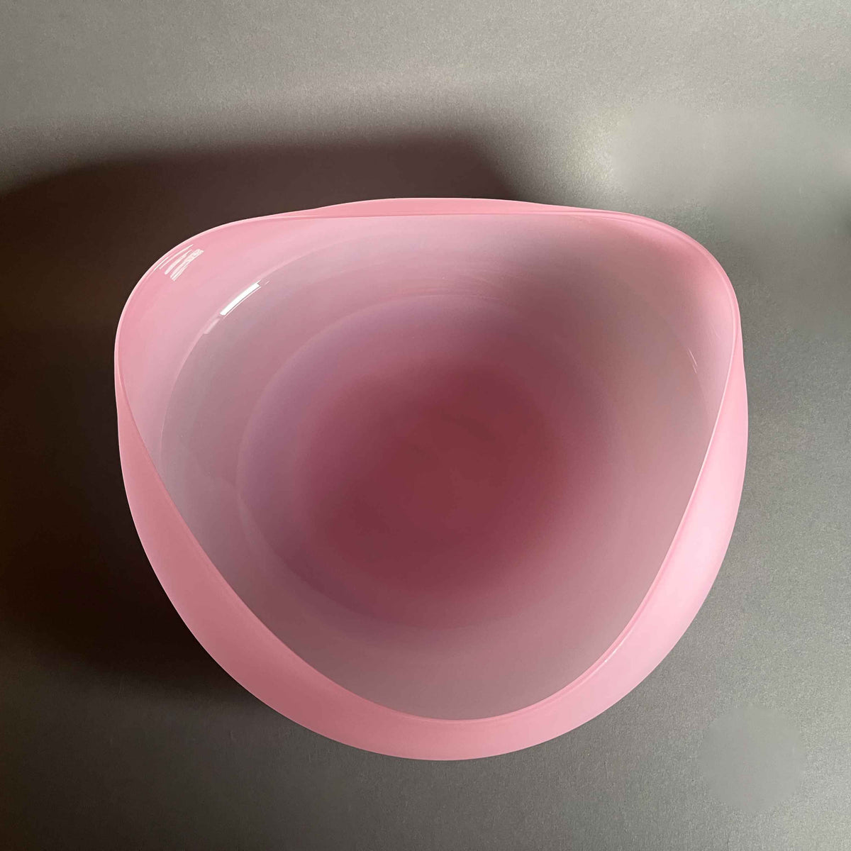 Soft Pink Topography Bowl Large - Petroff Galler - Glass Art