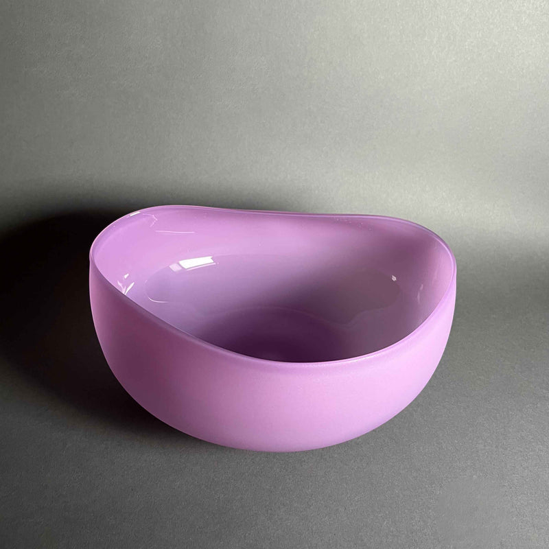 Opal Rose Topography Bowl Small - Petroff Galler - Glass Art