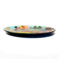 16" Round Platter - Petroff Gallery - Glass platter
