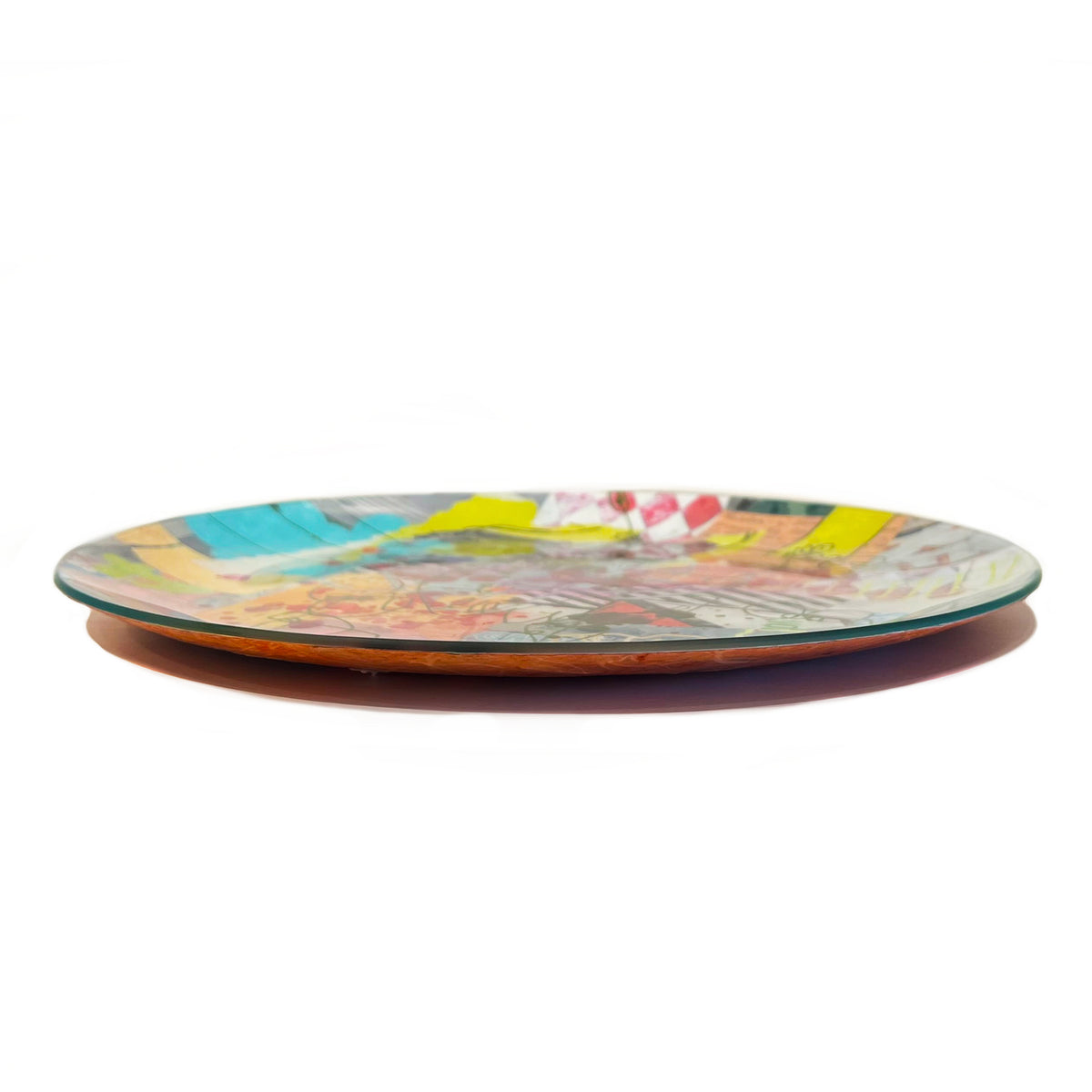 16" Round Bowl - Petroff Gallery - Glass Art
