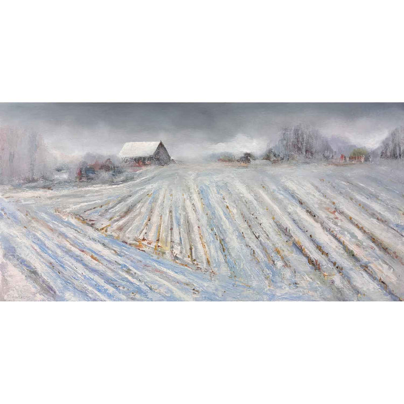 January Field 24" x 48" - Petroff Gallery - Painting