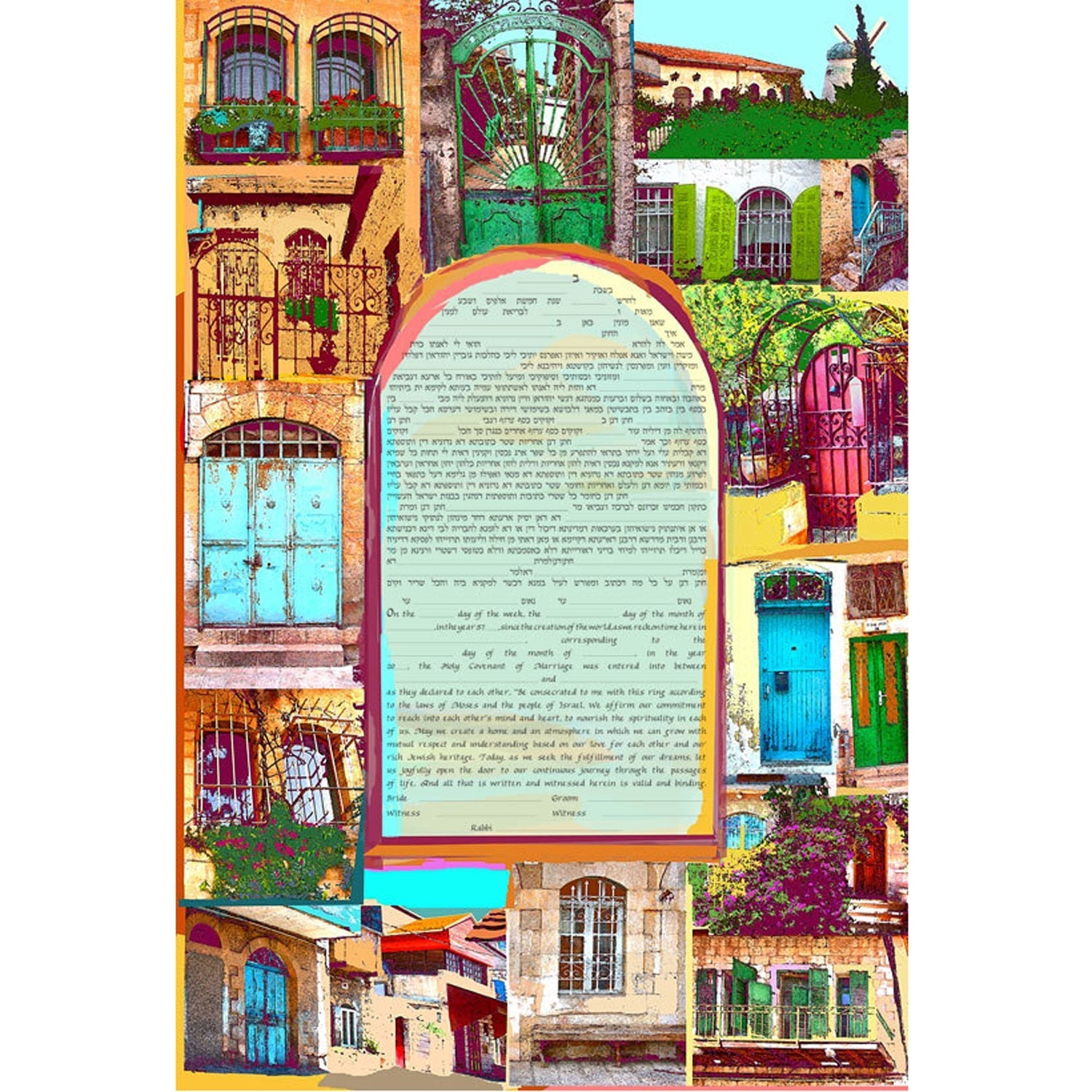 Jerusalem Doorways - Petroff Gallery