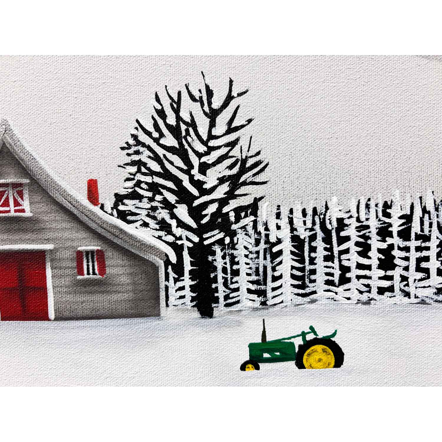 John Deere Dreamin' 18" x 18" Petroff Gallery 