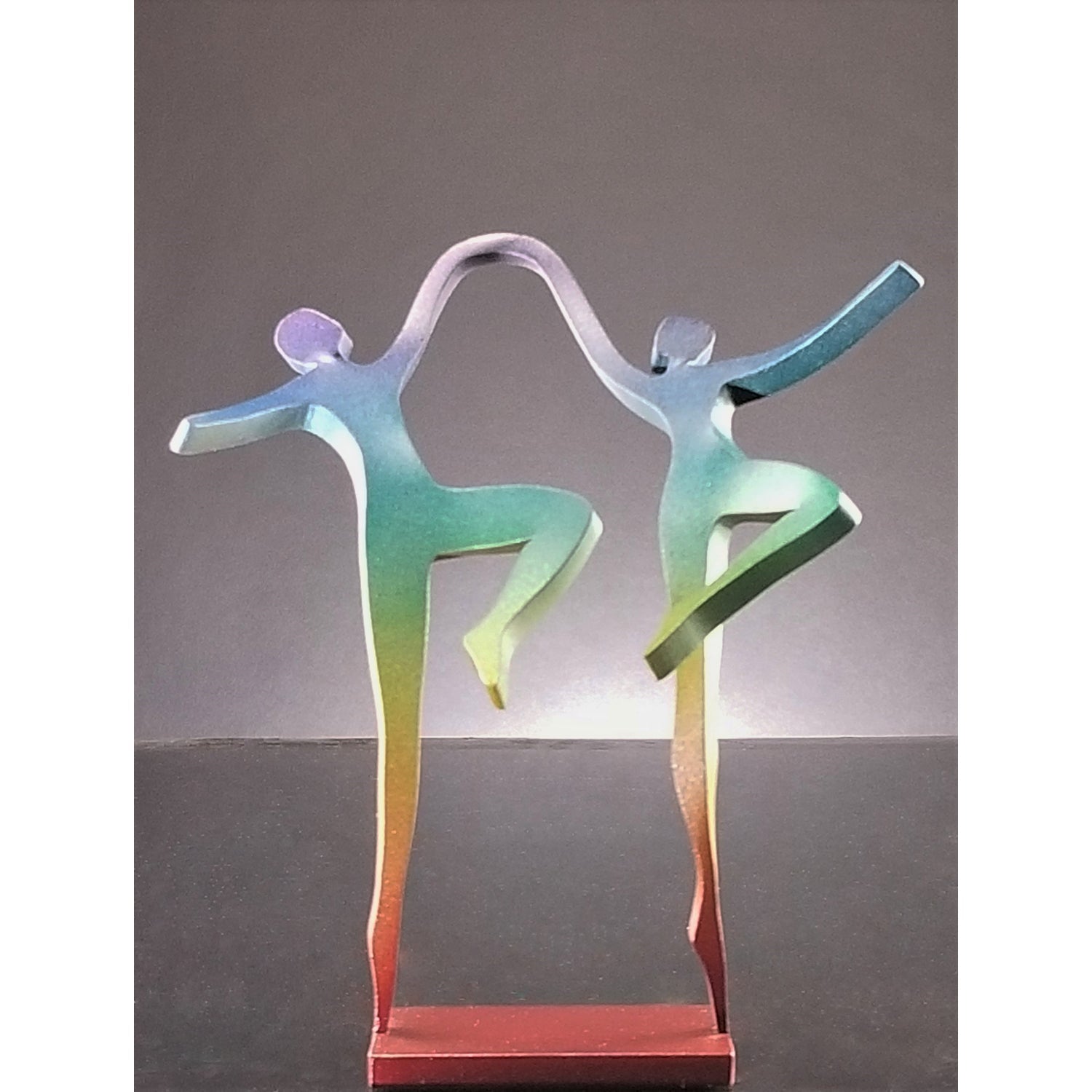 Joyous Dancers Rainbow - Petroff Gallery -  - Boris Kramer - Joyous Dancers Rainbow, 16"