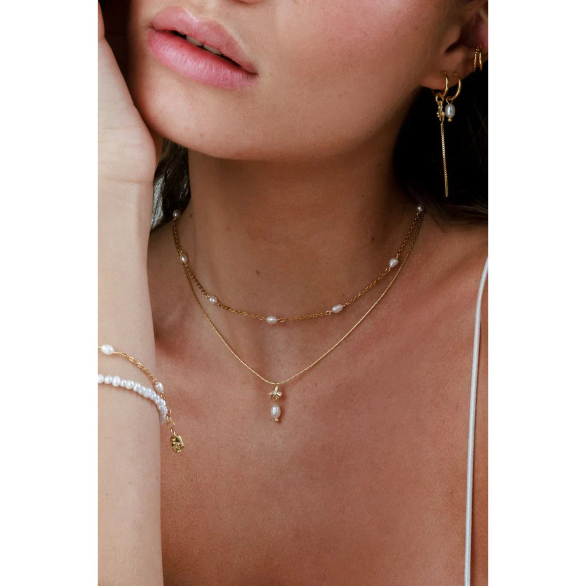 Jules Necklace Gold - Petroff Gallery - Jewellery