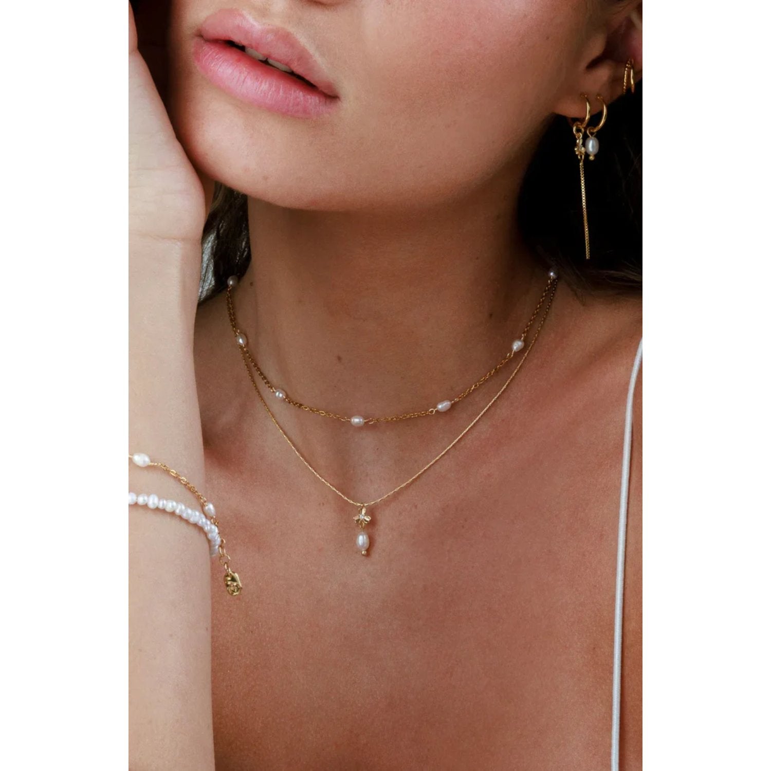 Jules Necklace Gold - Petroff Gallery - Jewellery