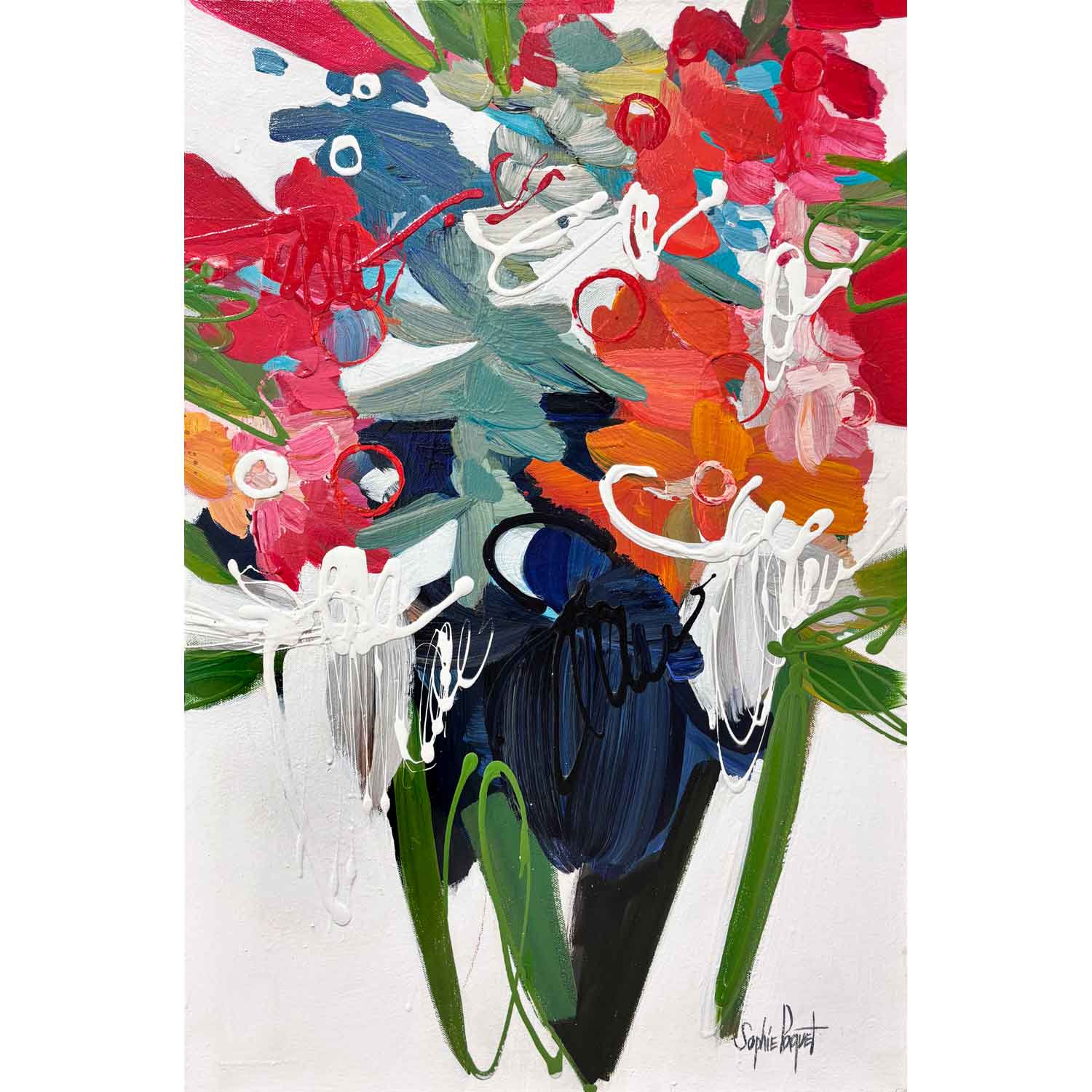 Just For You 30" x 20" - Petroff Gallery - Painting