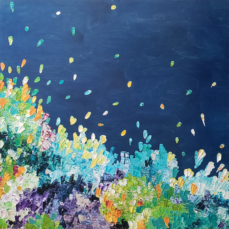 Just Before Midnight 36" x 36" - Petroff Gallery - Painting