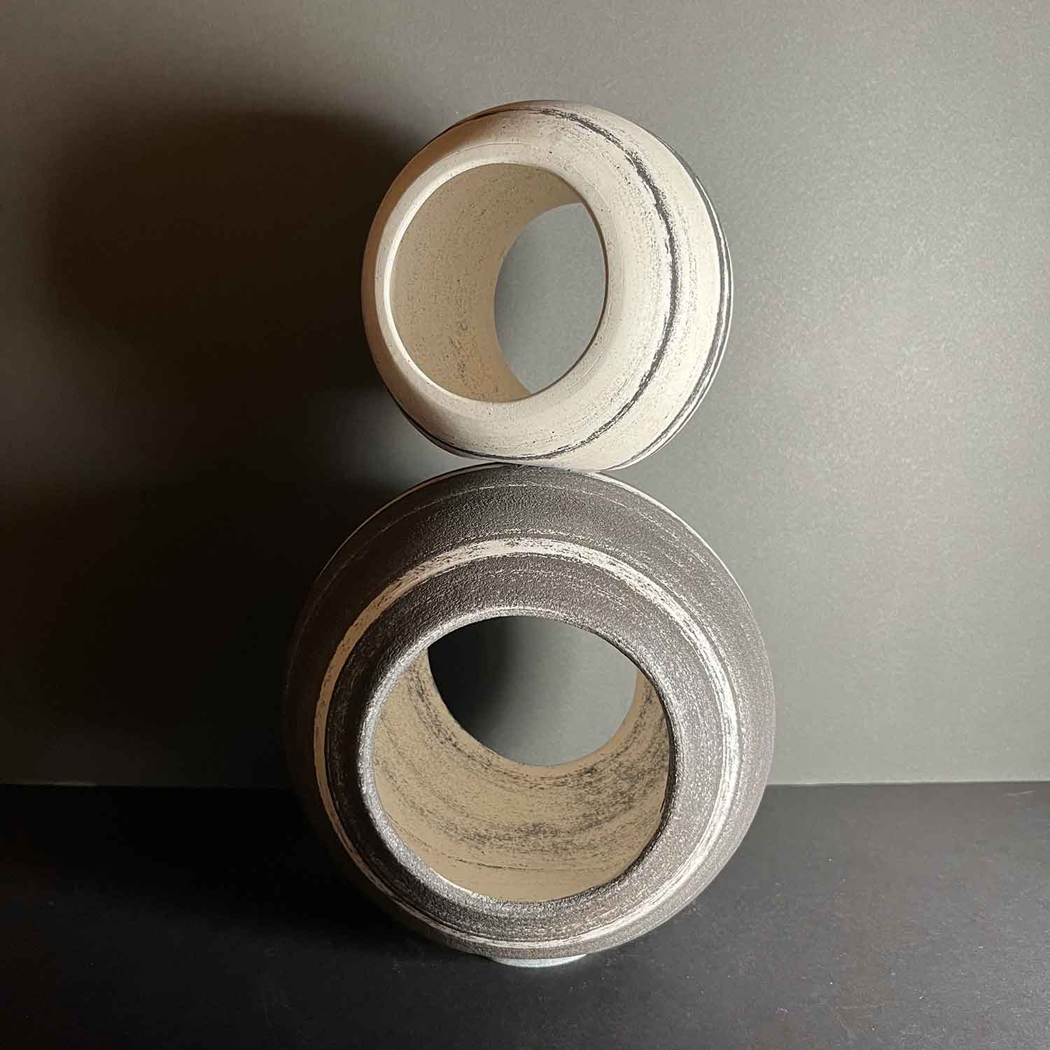 Meta-Morphic Stack A - Petroff Gallery - Ceramic Art