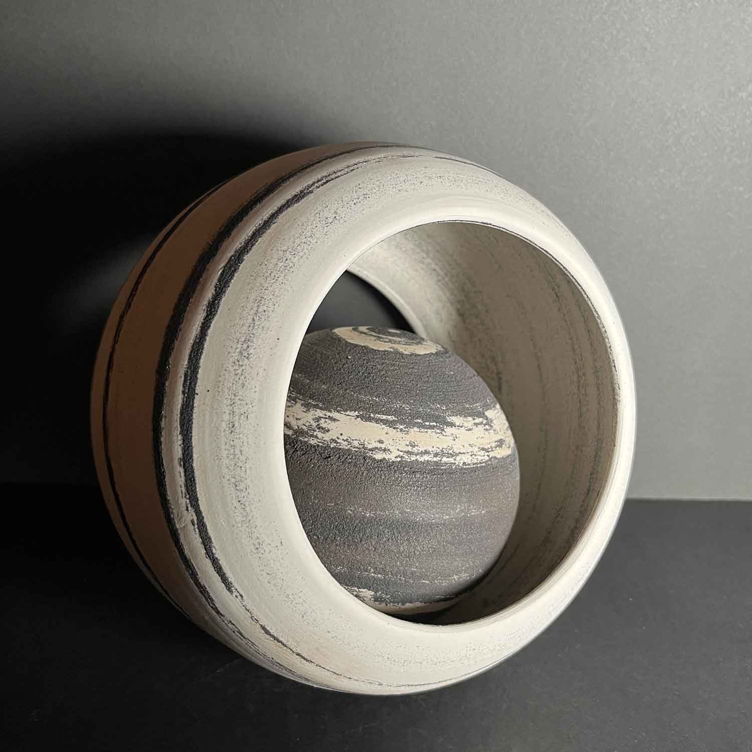 Meta-Morphic Nest A White - Petroff Gallery - Ceramic Art