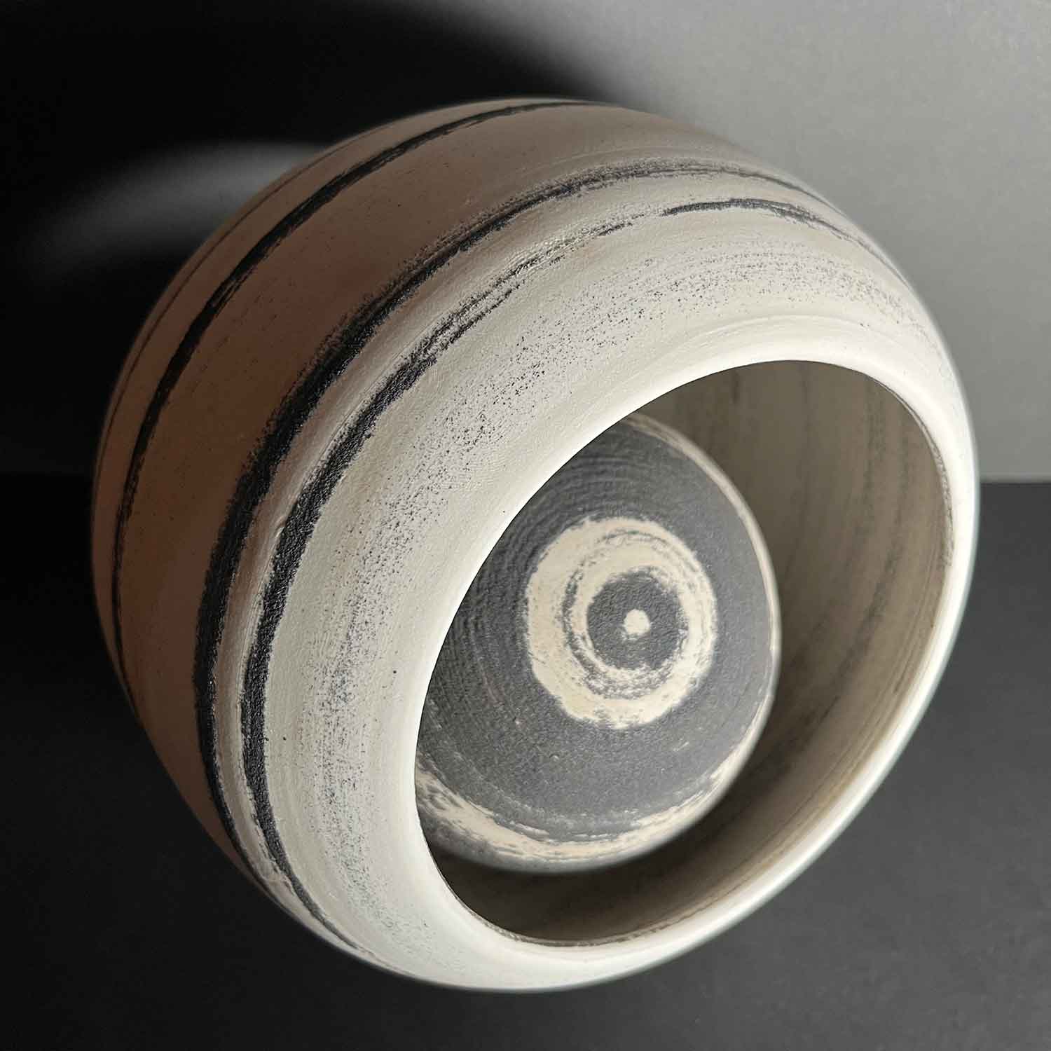 Meta-Morphic Nest A White - Petroff Gallery - Ceramic Art