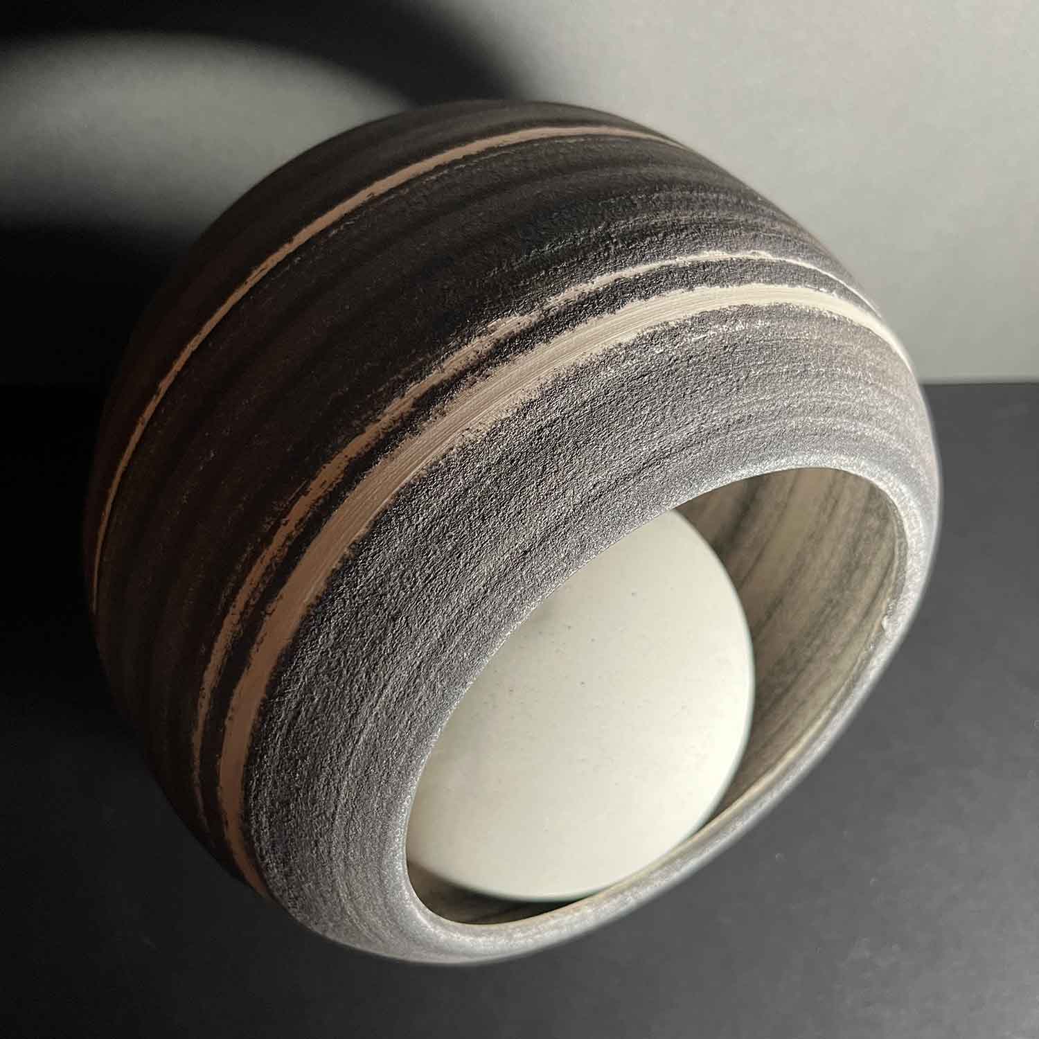 Meta-Morphic Nest A Black - Petroff Gallery - Ceramic Art