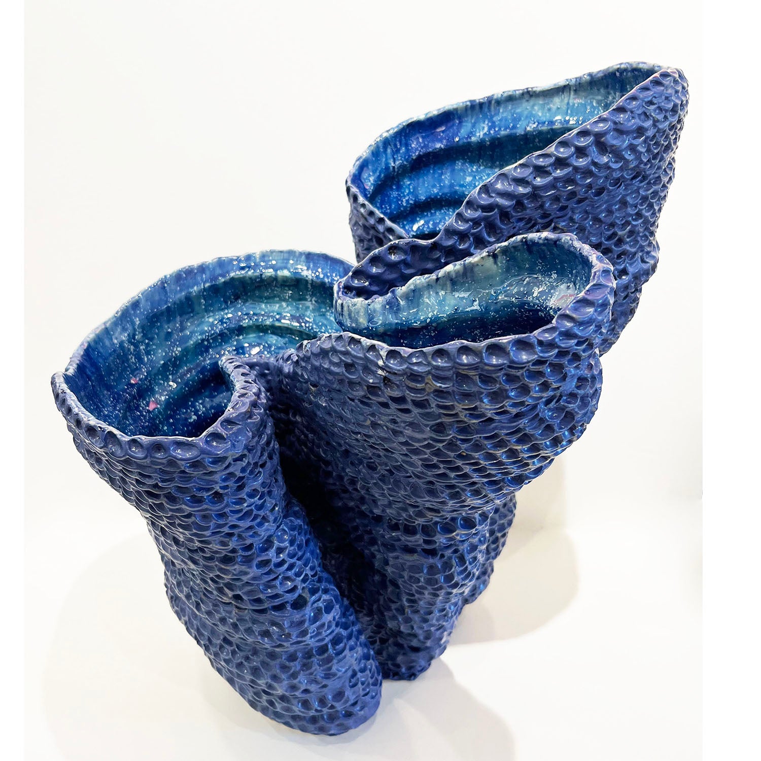 Kim Ross - Cobalt Coil Vase