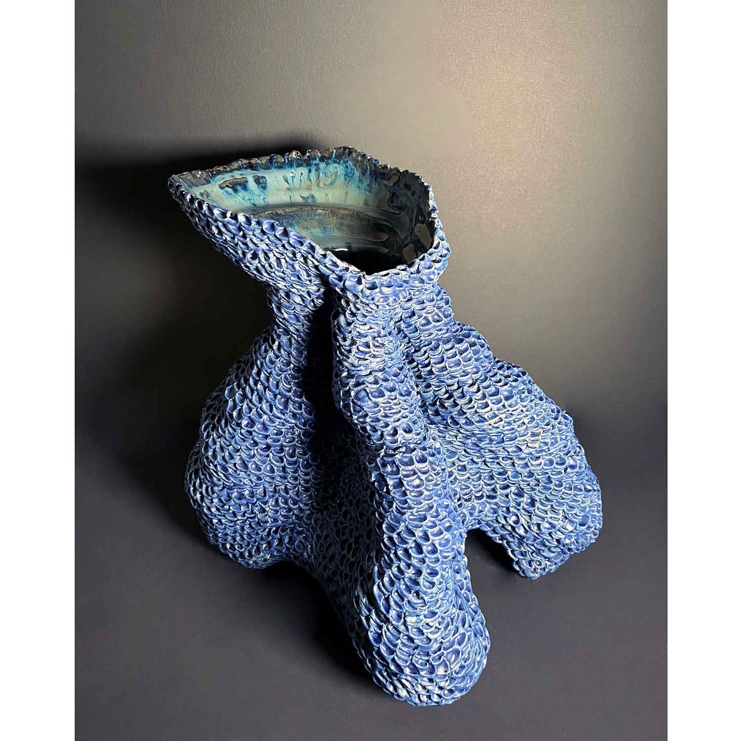 Blue Guardian 2 - Petroff Gallery - Ceramic Art