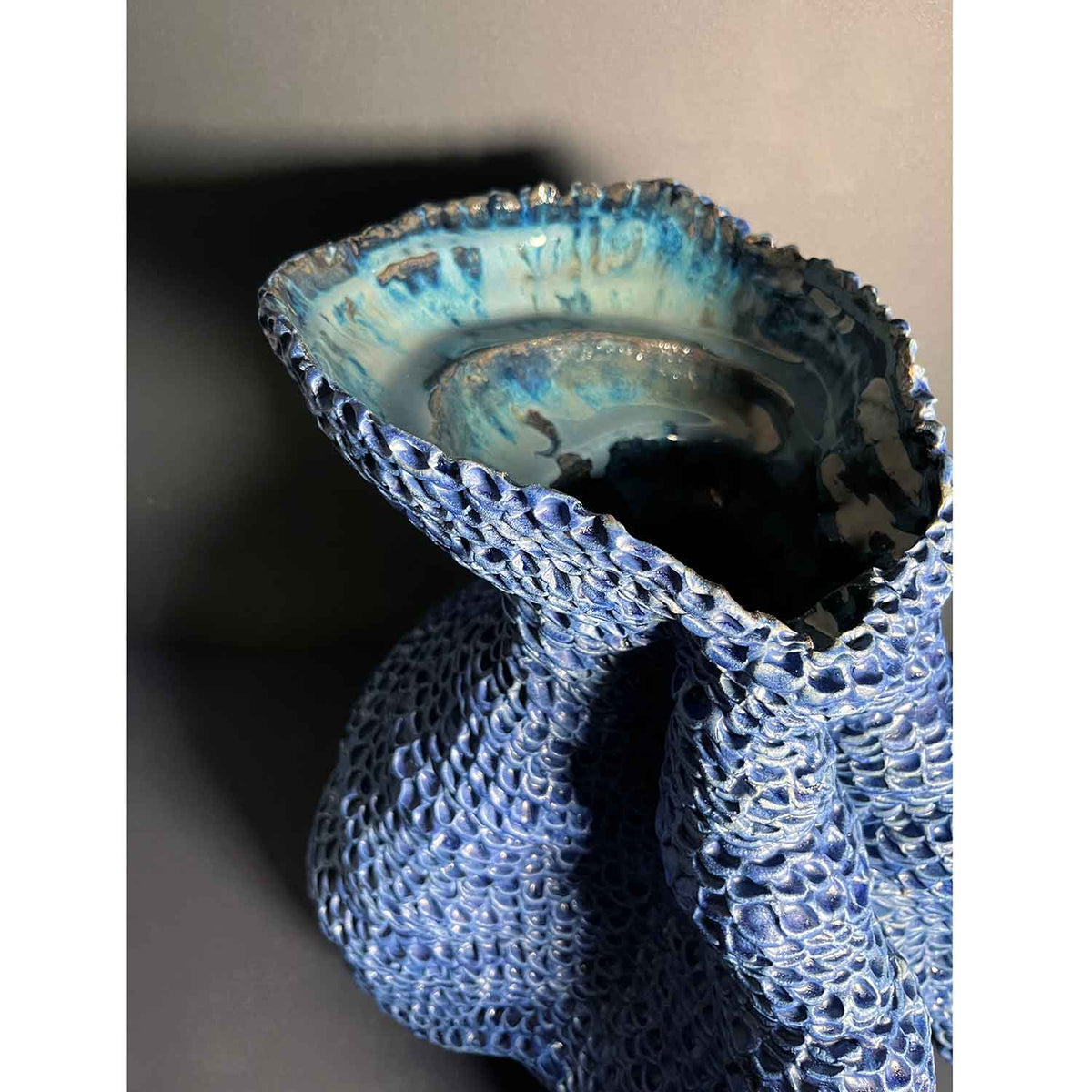 Blue Guardian 2 - Petroff Gallery - Ceramic Art