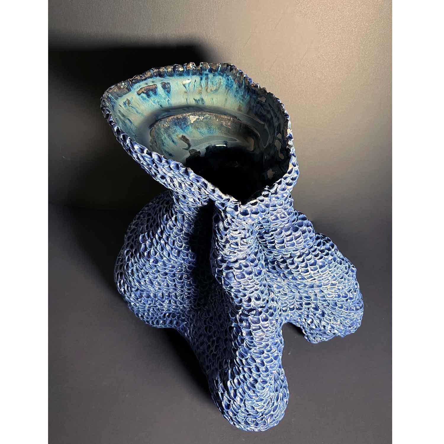 Blue Guardian 2 - Petroff Gallery - Ceramic Art